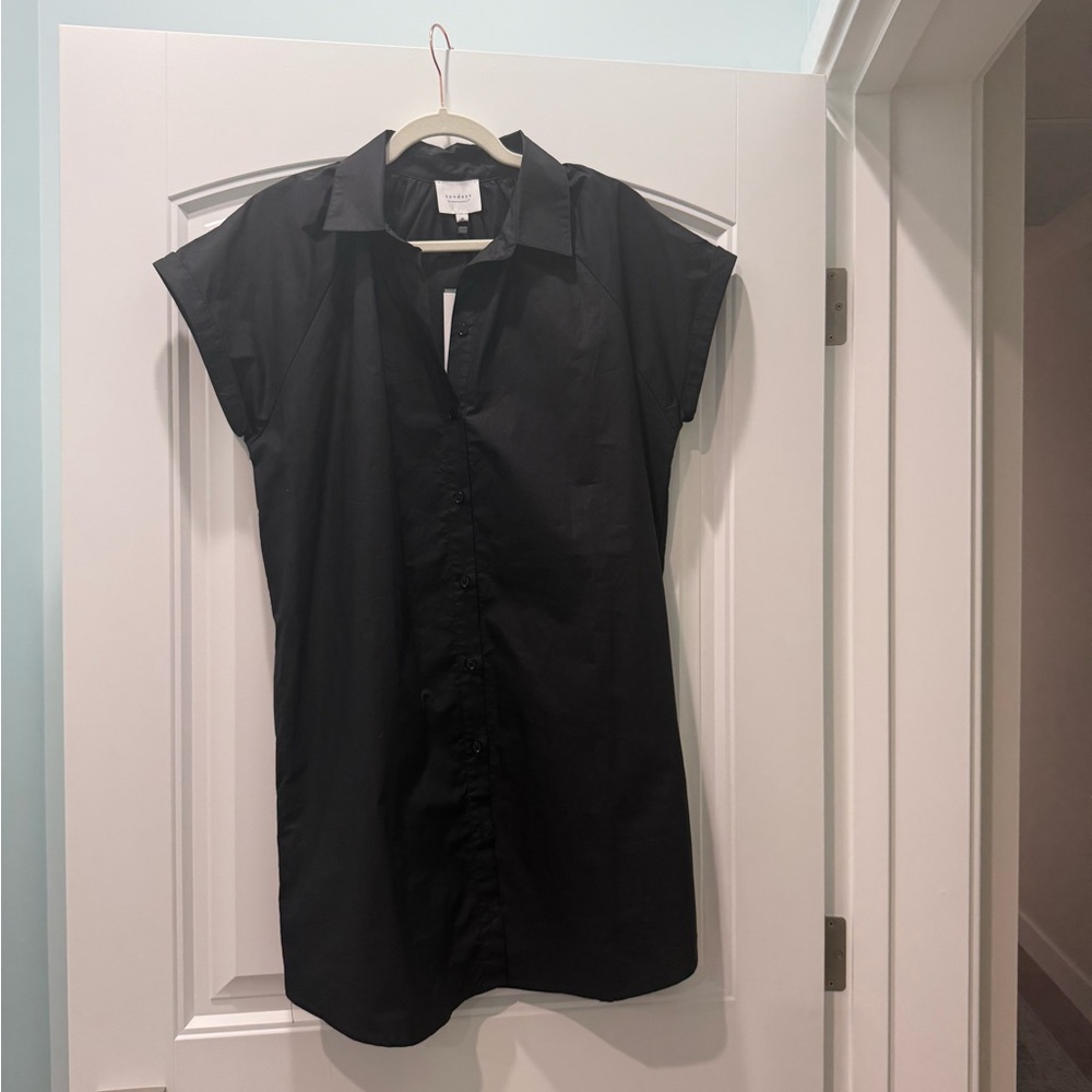 Sundays Classic Black Shirt Dress